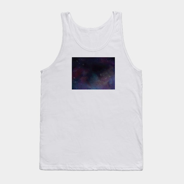 watercolor galaxy 3 Tank Top by Kitaro Yamaguchi